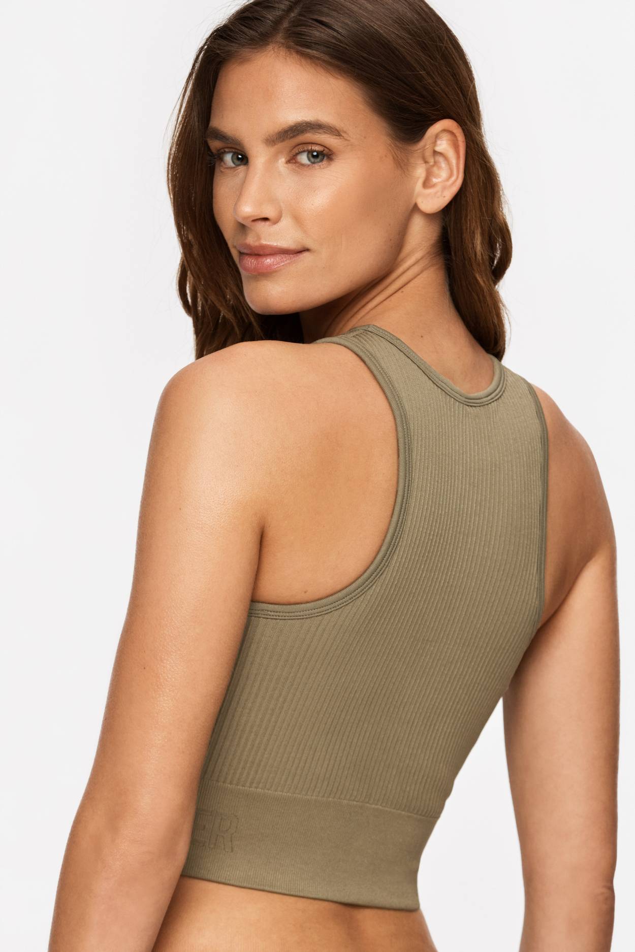 Womens Turtle Neck Crop Tops Short Shirt Sleeveless Fitness Tank Vest Sports  Bra