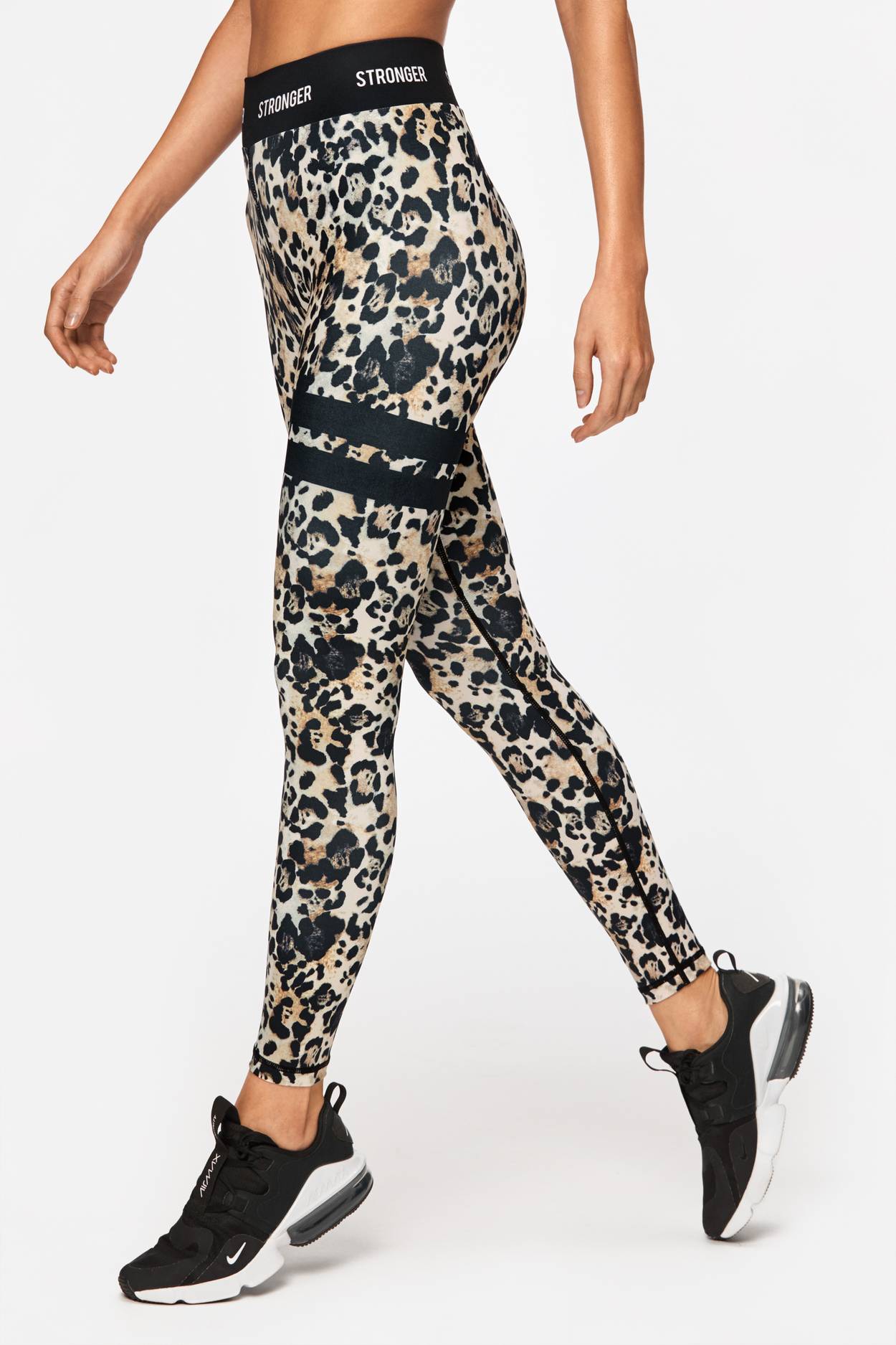 Time and Tru Women's Leopard Print High Rise Leggings (XXL 20) at