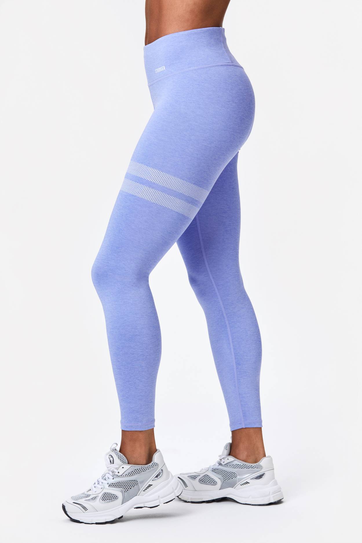 Bombshell Sportswear Elite Seamless Leggings XS / S Womens Blue High Waist