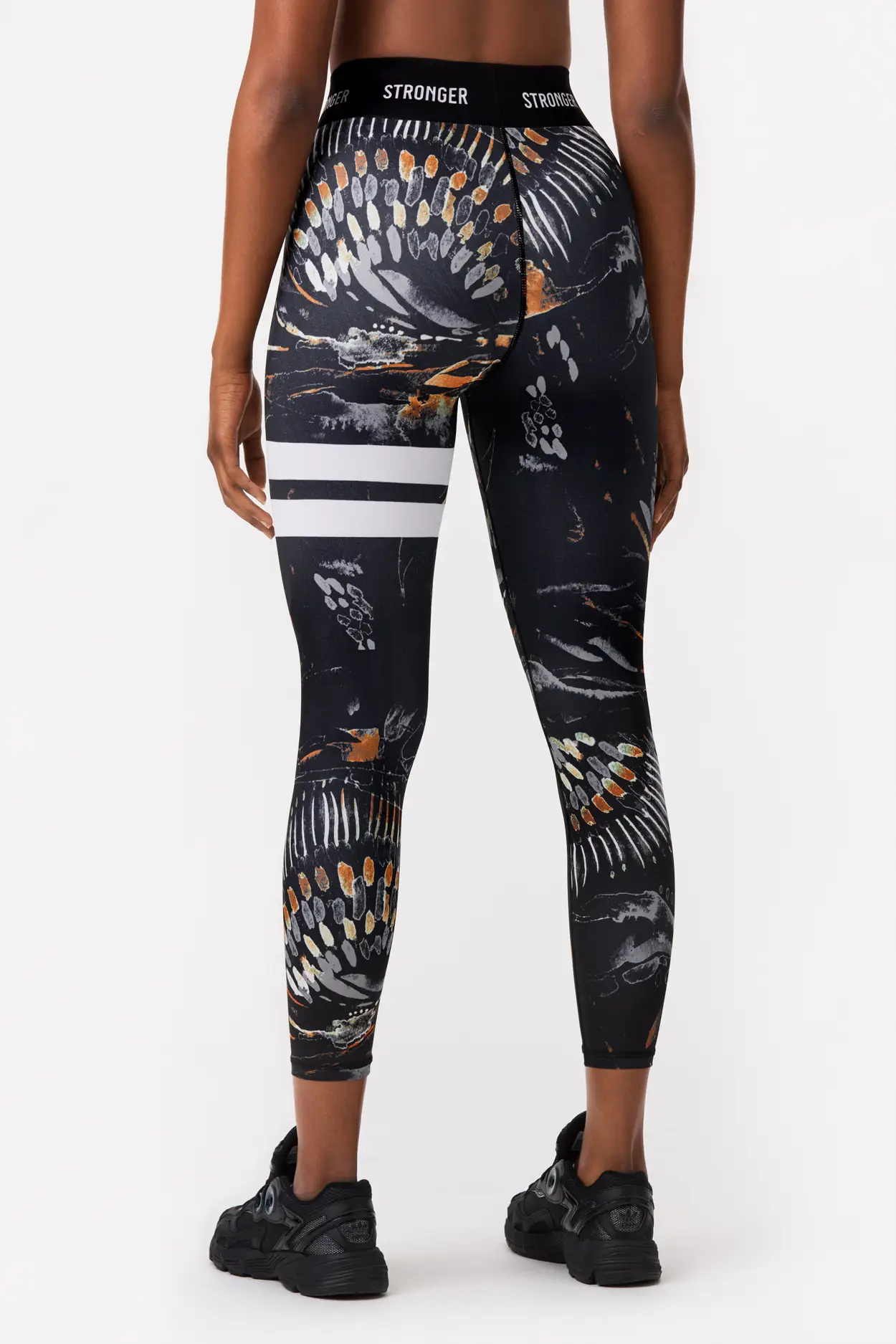 Voodoo Glitch Performance - Extra High Waisted Leggings - L (AUS 14-16)