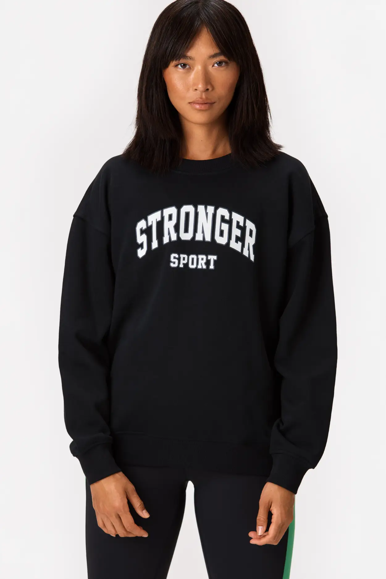 Comfy Sweatshirt Noir | Coupe ample | STRONGER