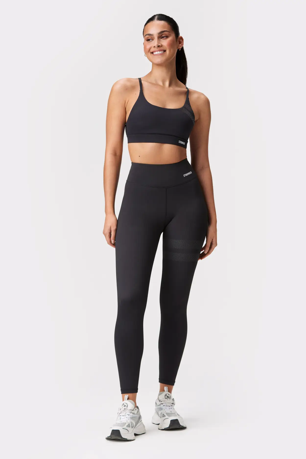 Naturana High Waisted Sport Legging With Side Mesh Inserts 44041 (S-XL)