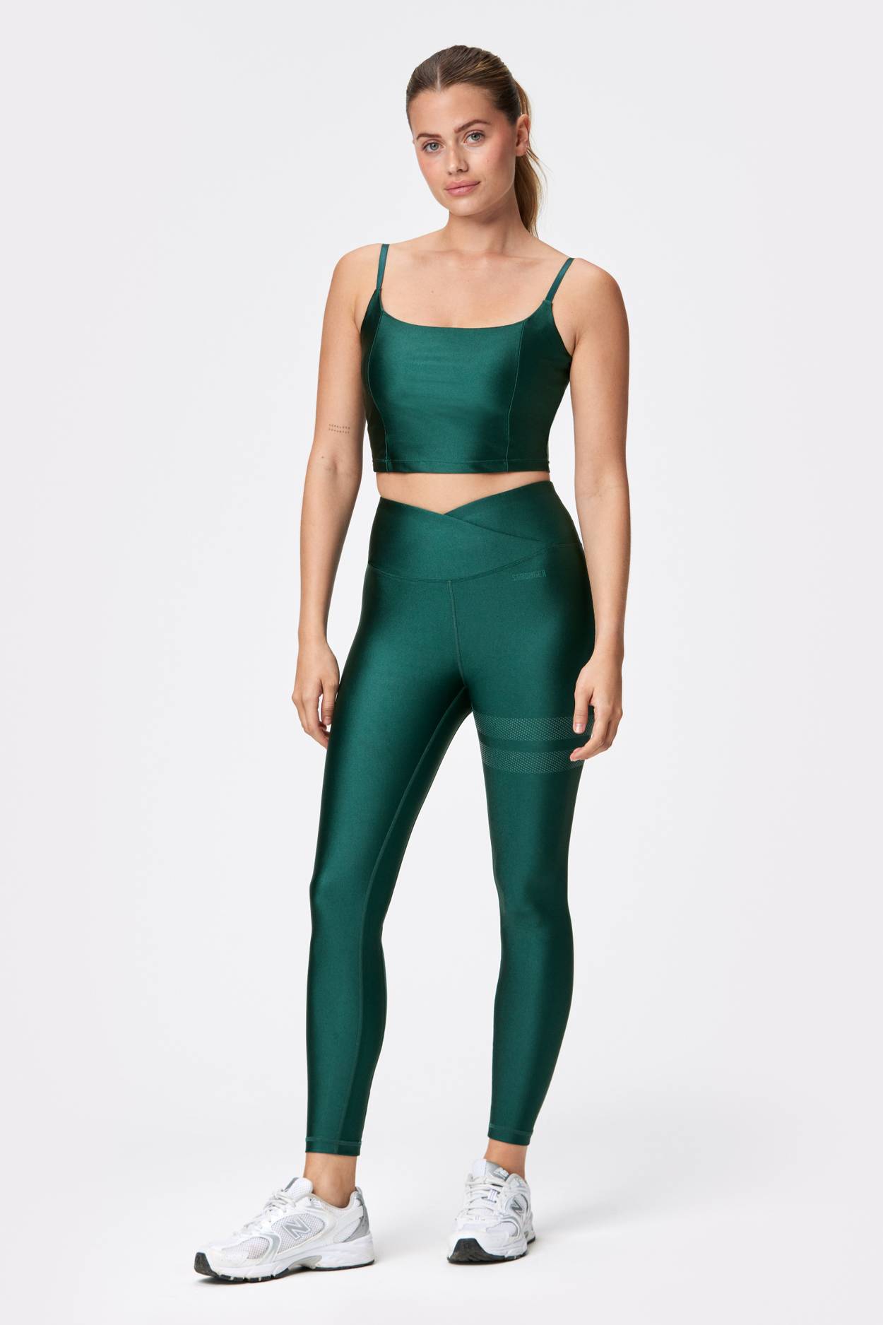  FRODOTGV Twirl Swirl Green Yoga Leggings for Women