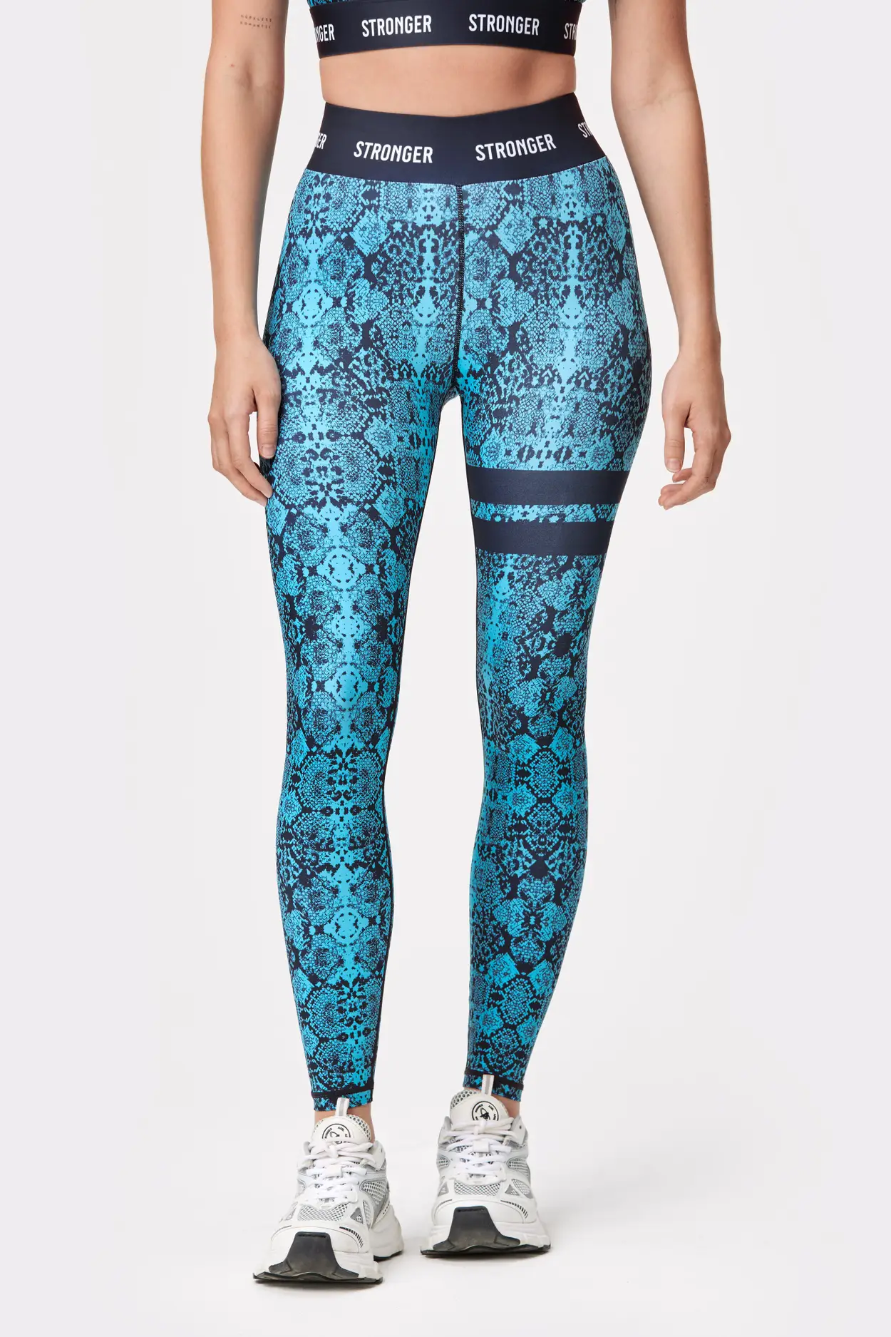 Women’s Gymshark Dry Fit Flex Leggings Teal Ice Blue Color Size XS