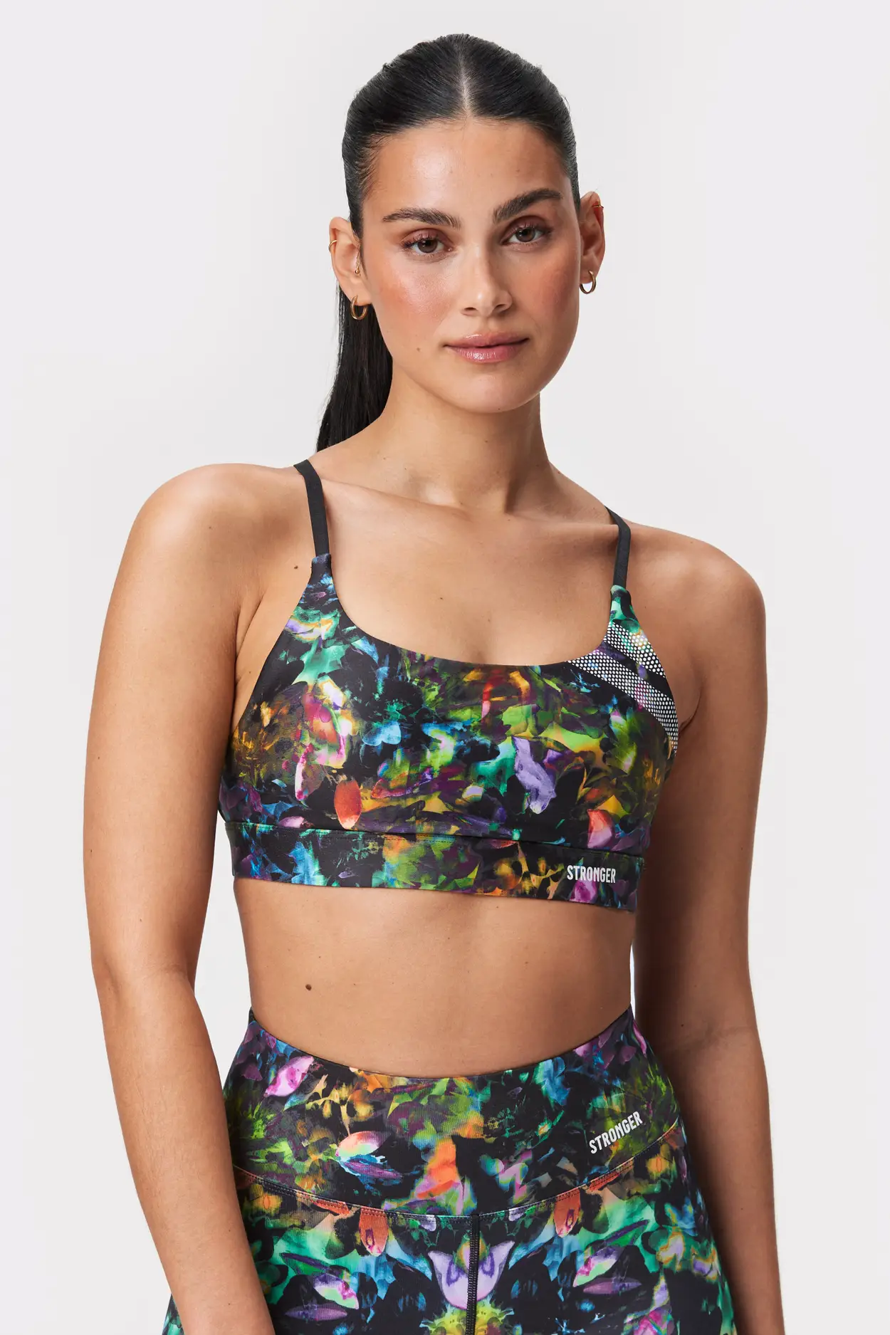 Comfort Bra - Black with Acid Lime - Muscle Nation