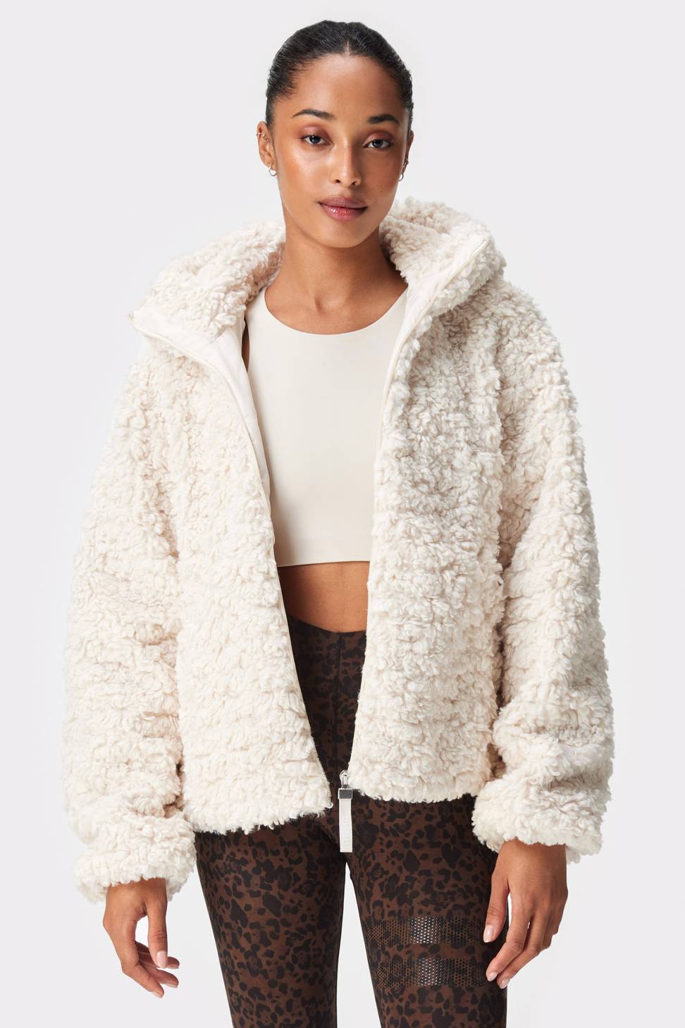 Furry Hooded Jacket