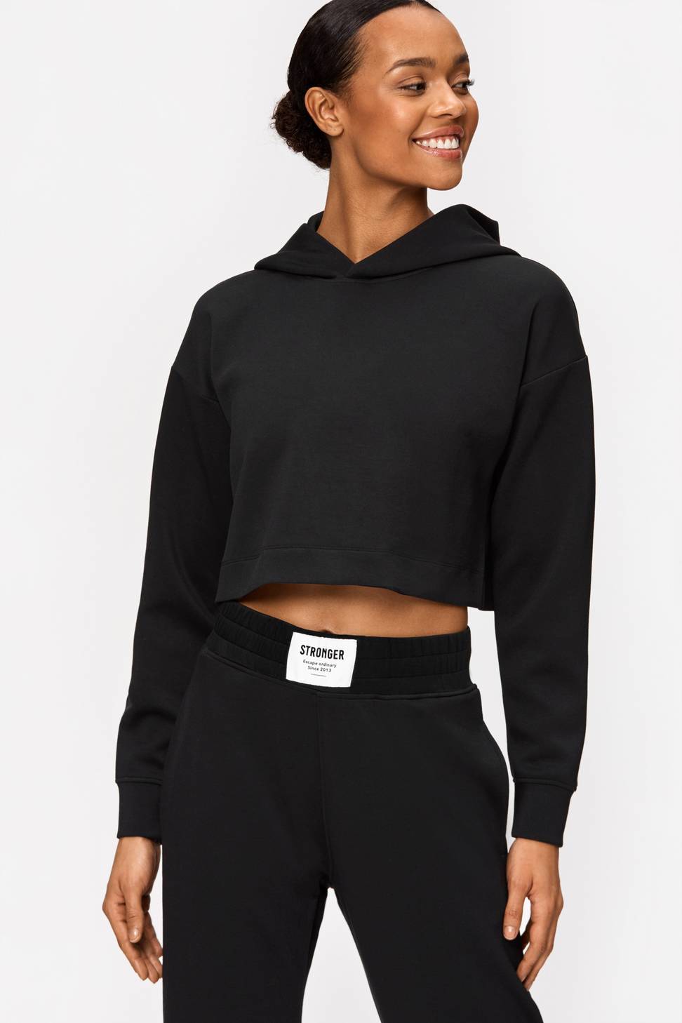 Ease Cropped Hoodie