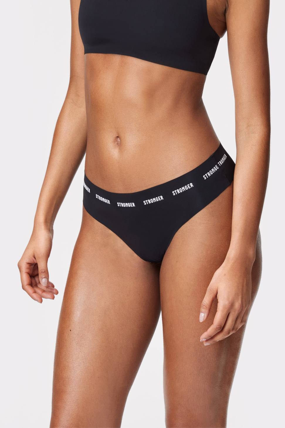 Laser Cut Logo Thong